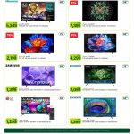 Ultra-large screen smart TV offers at Al Meera including TCL, Hisense, Samsung, and Skyworth.