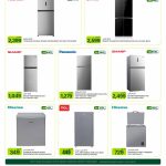 Al Meera appliance deals: Refrigerators and freezers from Toshiba, Sharp, Panasonic, Hisense, and TCL.