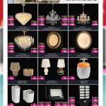 Crystal chandeliers, ceiling lights, and solar outdoor lighting.