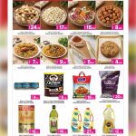 Ansar Gallery grocery deals featuring nuts, sweets, basmati rice, tuna, oats, and sunflower oil.