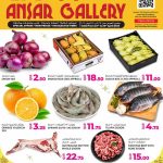 Ansar Gallery Qatar weekend fresh food deals including onions, mangoes, meat, and fish (23rd-25th April 2026).
