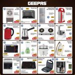 Geepas electronics and kitchen appliances summer sale in Doha