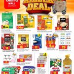 Groceries, snacks, and personal care products on sale at Grand Mall Asian Town.