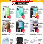 Honor and Redmi smartphone and wireless earbuds offers at Safari Hypermarket.