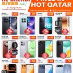 Redmi Note 15, Honor 600 Pro, and Infinix Note 60 Pro price deals at Al Baladi Qatar Al Duhail branch.