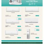 Hisense split and floor-standing air conditioner price list at Al Meera Qatar.