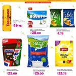 Chocolate and snack deals: Toblerone, Snickers Minis, Bounty, Lipton Tea, and Cinar Milk Powder.