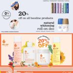 Beesline deodorant and Bio-Oil skincare 20% off promotion at Carrefour.
