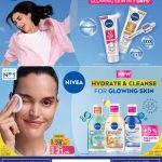 Nivea "Super Skin Super You" campaign for glowing skin featuring Nivea Brightening and Hydrating serums.