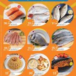 Fresh Seafood Market – Salmon Fillet, Sheri Fish, and Safi Fish.