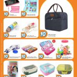Stationery and lunch box 10 QR deals City Hypermarket Qatar.