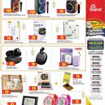Portable Bluetooth party speakers, wireless earbuds, smartwatches, and power banks on sale.