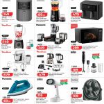 Small kitchen appliances and home electronics from Black and Decker, Panasonic, and Braun at LuLu.