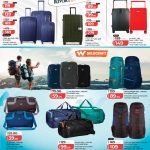 Traveller hard suitcase sets and Wildcraft outdoor camping backpacks and duffle bags at LuLu Hypermarket.