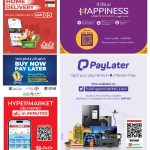LuLu Hypermarket services including Happiness Loyalty Program and Pay Later options.