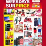 Electronics and home appliances deals at Mark & Save Hyperstore including LG Smart TV, Asus Vivobook, and cookware sets.