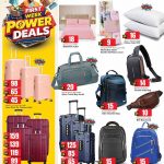 Marza Hypermarket Offers on Travel Luggage, Backpacks, and Bedsheets.