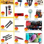 Smart TVs and Electronics Deals at Paris Hypermarket - LG Smart TV, Impex Google TV, and Grooming Kits.