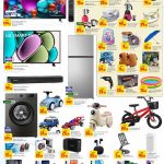 Electronics and home appliance deals at Paris Hypermarket Al Khor including LG Smart TVs, smartphones, and kitchen gadgets.