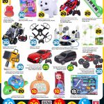 Electronic toys, drones, and RC cars promotion at Safari Hypermarket.