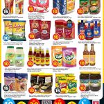 Safari Hypermarket promotions on beverages and pantry staples like Bru Coffee, Nestomalt, and Lotus Biscoff spread.