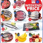 Safari Hypermarket Qatar weekend promotion flyer featuring fresh seafood, beef, and mutton deals from May 21 to 23, 2026.