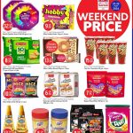 Supermarket discount flyer for chocolates, biscuits, chips, and Tang juice mix at Safari Qatar.