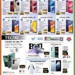 Vivo X300 Series, Vivo V70 5G, Tecno Camon 50 Ultra, and Tecno Pova 6 5G smartphone offers in Qatar.