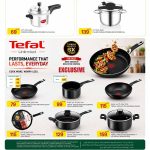 Tefal non stick cookware and pressure cookers sale Al Meera Qatar
