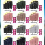 Hard trolley travel bags sale flyer online at Ansar Gallery Qatar stores.