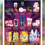 Skincare, haircare, body wash, and Unilever beauty products.