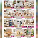Elegant Dining sets, Dinnerware, and Home Organizers Summer Flyer.