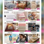 Home Bedding, Linens, and Comfort Accessories Summer Promotion Flyer.