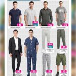 Men's Summer Fashion, Casual wear, and Formal Apparel Flyer.