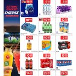 Carrefour refreshing drinks and juices flyer featuring soda sparkling water iced coffee and energy drinks