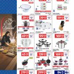 Carrefour kitchenware and cookware deals featuring Pyrex bowls, non-stick cooking sets, and dinner sets.