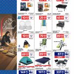 Carrefour outdoor camping and garden furniture offers including tents, air beds, and gazebo sets.