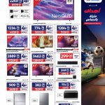 Samsung Neo QLED, OLED smart TVs, and home appliances on sale at Carrefour Qatar.