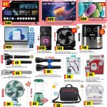 Home electronics, smart TVs, HP laptops, bluetooth speakers, air fryers, and grooming appliances offers at Grand Hypermarket.
