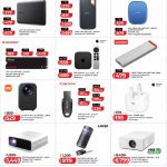 External storage and home entertainment deals featuring SanDisk SSDs, Toshiba HDDs, Apple TV 4K, and Philips projectors.