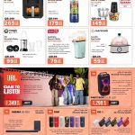 Nutricook kitchen gadgets and JBL portable Bluetooth speakers