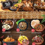 Safari Bakery and hot food section offering Taste of Kottayam Kerala cuisine menu items with prices.