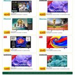 Al Meera big screen 4K and QLED TV promotion featuring Hisense, TCL, and Samsung Crystal UHD models.