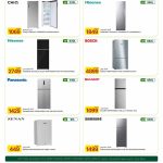 Al Meera refrigerator and freezer offers featuring ChiQ, Hisense, Bosch, Panasonic, Sharp, Zenan, and Samsung units.