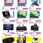Ansar Gallery seasonal offers on electronics featuring Lenovo and Acer laptops Canon printer and camera and JBL audio gear