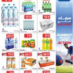 Bottled mineral water, soft drinks, and fruit juices wholesale offers at Carrefour Qatar.