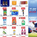 Carrefour weekly offers brochure page featuring household cleaning products laundry detergents dishwashing liquids and garbage bags
