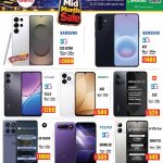 Samsung galaxy s25 ultra vivo oppo and redmi 5g smart phones promotion flyer
