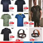 LuLu activewear promotion featuring men crew neck t-shirts and leather belts