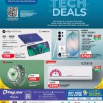 LuLu Connect Tech Deals flyer featuring Motorola Edge 60 Stylus and Samsung Galaxy S26 Ultra smartphones with Huawei Watch GT6